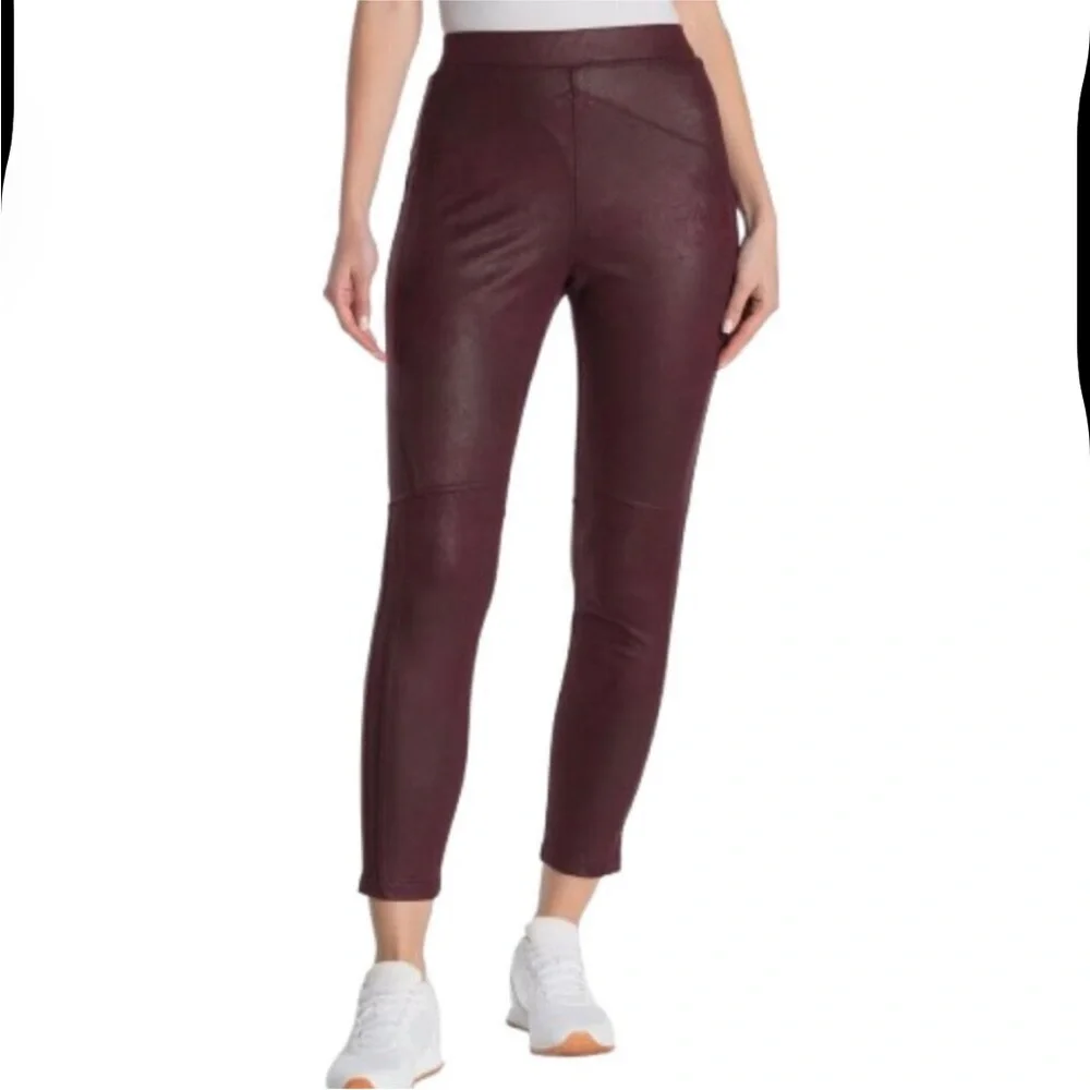 Free People Midnight Faux Suede Skinny Pants - Picture 2 of 2